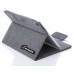 X iPAD Air 2 SLEEVE 防電磁波可立式潑水平板保護套 (織布紋洗練灰)